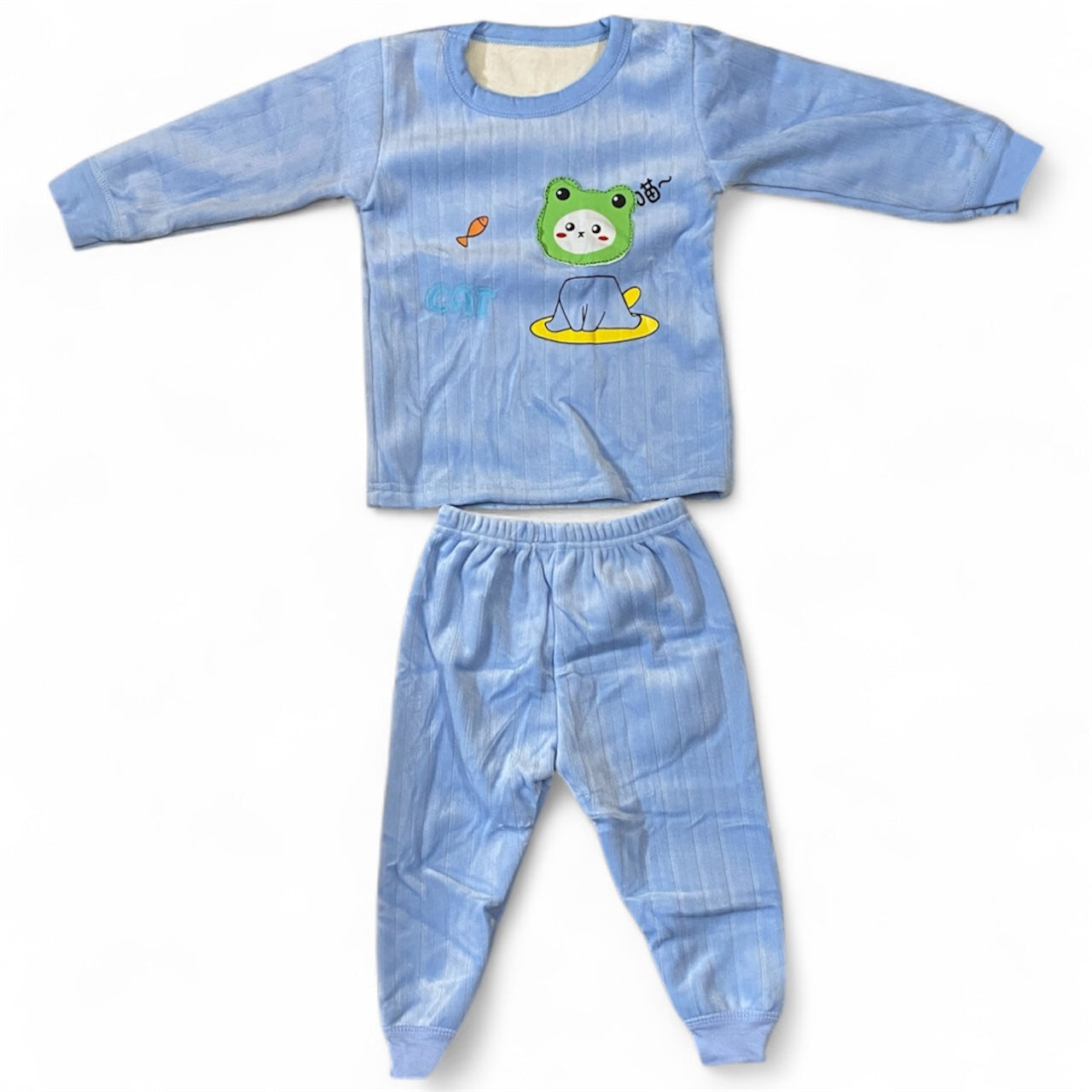 Light blue lily dreams velvet tracksuit